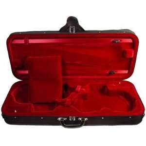  Core Double Violin Case Black/red: Musical Instruments