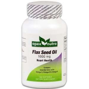  Flax Seed Oil (1000 mg)   100 softgel Health & Personal 