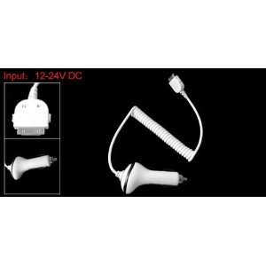   Boot Shape Car Charger with Cable for Apple iPad White Electronics