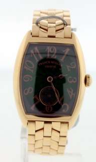 Franck Muller Cintree Curvex 18k Rare Green Dial watch  