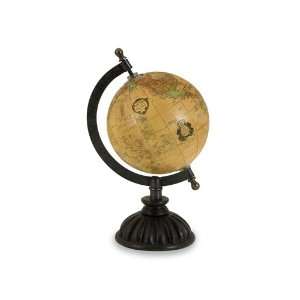  10 Traditional Spinning Desk Globe with Fluted Base