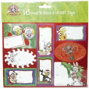   Tunes 16 Piece Christmas Foil Gift Tags Case Pack 50: Everything Else