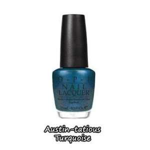  OPI Austin tatious Turquoise T14 Nail Polish 0.5 oz 