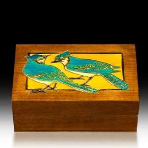  Two Blue Jays Handmade Jewelry Keepsake Box Kitchen 