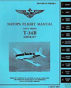 NATOPS T 34 FLIGHT MANUAL NAVY AIRCRAFT NAVAIR  