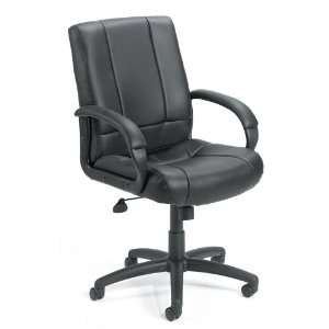  Boss Mid Back Caressoft Chair Black