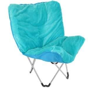  Capelli New York 10 mm Puppy Fur Butterfly Chair Turquoise 