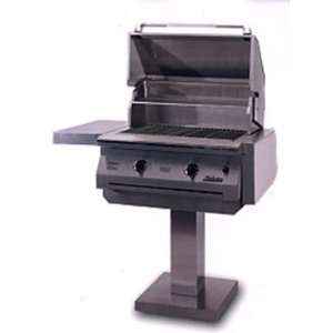  Solaire 30 Inch Infra Red Post Mount Gas Grill NG: Patio 