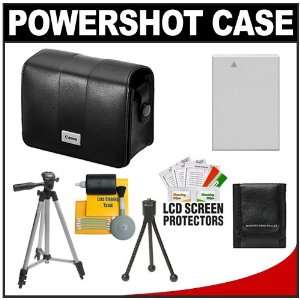 Canon PowerShot PSC 5100 Deluxe Leather Digital Camera Case (Black 