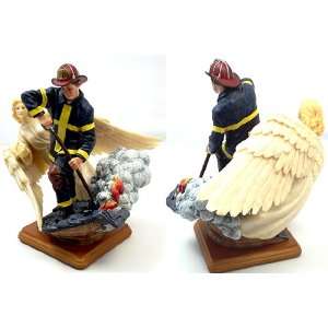  Red Hats Of Courage Fireman W/ Guardian Angel: Home 