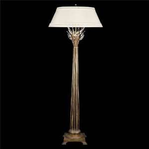   20 Crystal Laurel Gold 1 Light Floor Lamp in Gold Leaf 772520 20 Home
