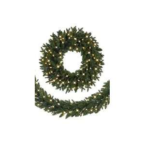  On Sale 30 Carolina Hemlock Wreath with Clear Lights 