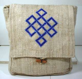 Hemp handbag purse in simple style hemp bag