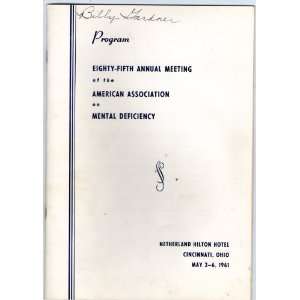  Eighty fifth Annual Meeting of the American Association on 