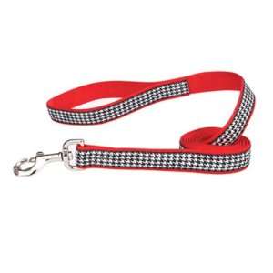  East Side Collection Black White & Red Houndstooth Fashion 