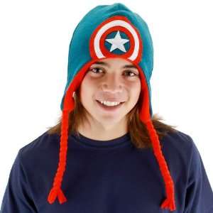  Captain America Shield Laplander Child Hat / Red/White/Blue   One Size