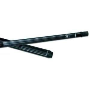   Graphite All Black Pool Cue Stick with Black Shaft: Sports & Outdoors