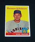 1958 Topps Harmon Killebrew Washington Senators 288  