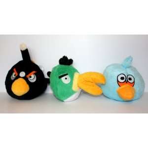  Angry Birds 6 8 Plush Set of 3 Toys & Games