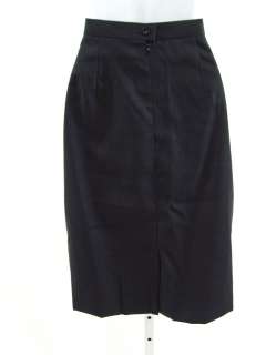 ESCADA Dark Gray Wool Pencil Skirt Sz 38  