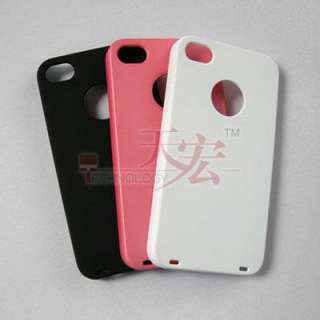 Fashion Hard Back Case Skin Cover for iPhone 4 4G with LCD Screen 
