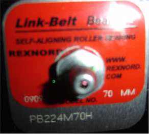 LINK BELT REXNORD PB224M70H PILLOW BLOCK BEARING 70mm  