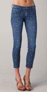 Current/Elliott The Floral Stiletto Skinny Jeans  