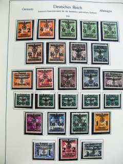 Germany Stamp Collection In A Schaubek Album  