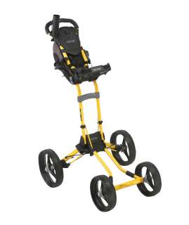Bagboy Bag Boy QUAD 4 Wheel Push Golf Cart   Yellow  