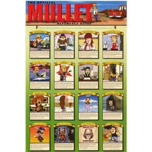   Official Mullet Guide   Party/College Poster  24 x 36