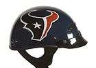 DOT NFL Houston Texans Logo Motorcycle Scooter moped 1/2 half shell 