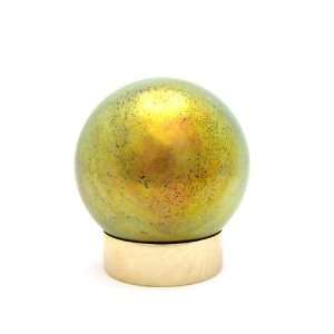  Art Glass Small Pet Urns: Small Sphere Gold: Pet Supplies
