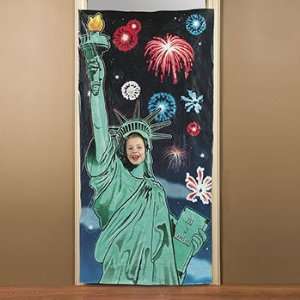 Statue of Liberty Photo Door Banner   Party Decorations & Door Covers