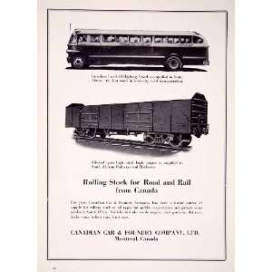  1948 Ad Rolling Stock Road Rail Canadian Car Foundry 