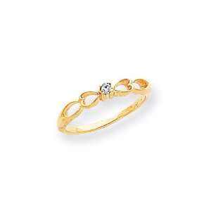   Diamond heart ring Diamond quality AA (I1 clarity, G I color) Jewelry