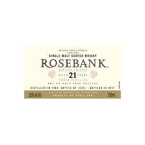  Rosebank Scotch Single Malt 21 Year 750ML Grocery & Gourmet Food