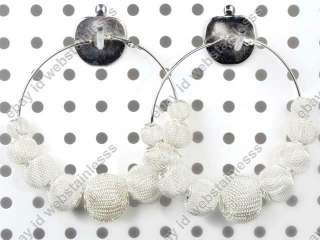 Basketball Wives Poparazzi Inspired White Mesh Spacer Loose Beads 