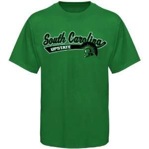   NCAA USC Upstate Spartans Green Logo Script T shirt