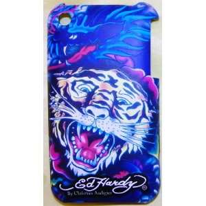   Hard Back Cover Case for iPhone 3Gs 3G Tiger Dark 