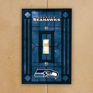  Seattle Seahawks Art Glass Switch Cover: Sports & Outdoors