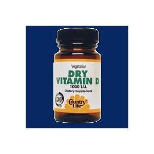  Country Life   Dry Vitamin D 1000 IU   100 Vegetarian 