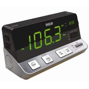  RCA RPC100 AM/FM Clock Radio with Extra Large LED Display: Electronics