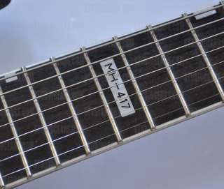   MH 417 Electric Guitar in Black Satin. MH417 7 Strings Guitar  