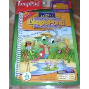  LeapPad LeapFrog Leap 1 Leaps Pond Things That Grow Book 