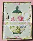 Carol Wilson Pansy Teacup Boxed Set 10 ct Note Cards 095372021050 