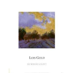   : Summer Light Finest LAMINATED Print Lois Gold 18x24: Home & Kitchen