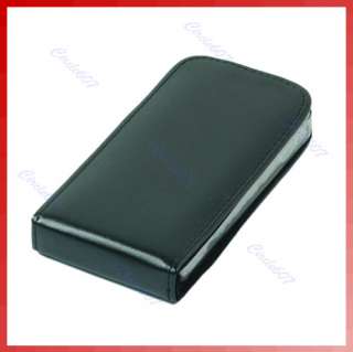 Leather Flip Folio Carry Protect Case Cover Pouch For Apple iPhone 4 