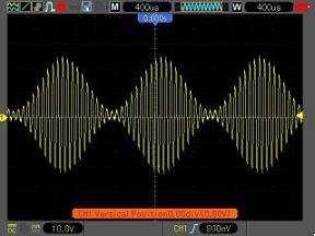 Connected to the computer can be used as a virtual oscilloscope