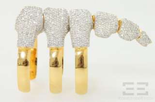 nOir Disney Plated Brass Fantasia Dinosaur Bones Pave Cuff Bracelet 
