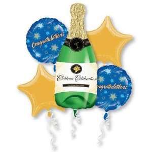  Congratulations Balloons  Champagne Bottle Bouquet Toys & Games
